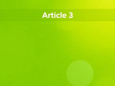 Article 3